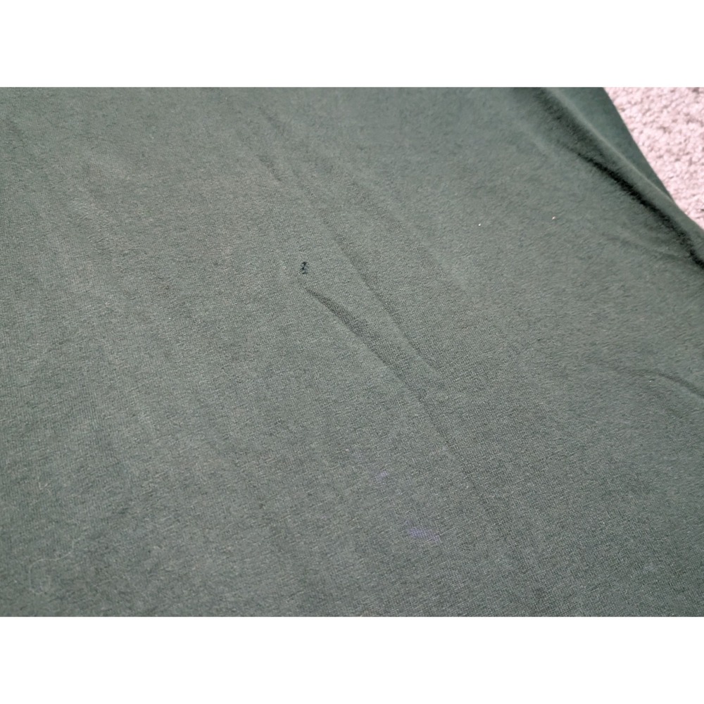 Fruit of the Loom T-Shirt Mens XL Green Durkins Chicago Vintage Heavy Cotton Tee - Picture 5 of 8